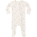Quincy Mae Bamboo Zip Footie || Elephants