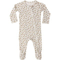 Quincy Mae Bamboo Zip Footie || Wildflower