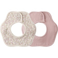 Quincy Mae Flower Bib Pack || Dahlia, Mauve