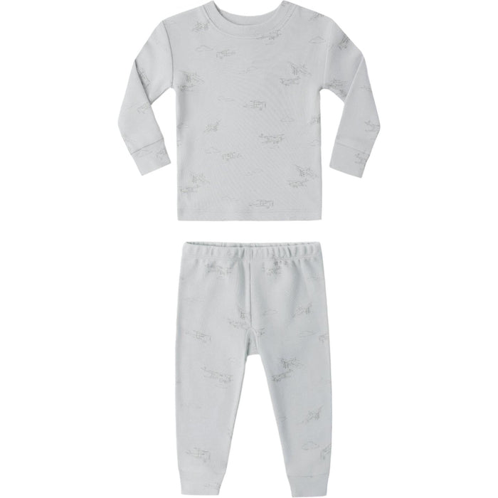 Quincy Mae Jersey Pajama Set || Airplane