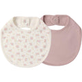 Quincy Mae Jersey Snap Bib Pack || Flower Field, Mauve