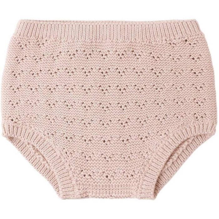 Quincy Mae Knit Bloomer || Blush