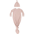 Quincy Mae Knotted Baby Gown + Hat Set || Posy