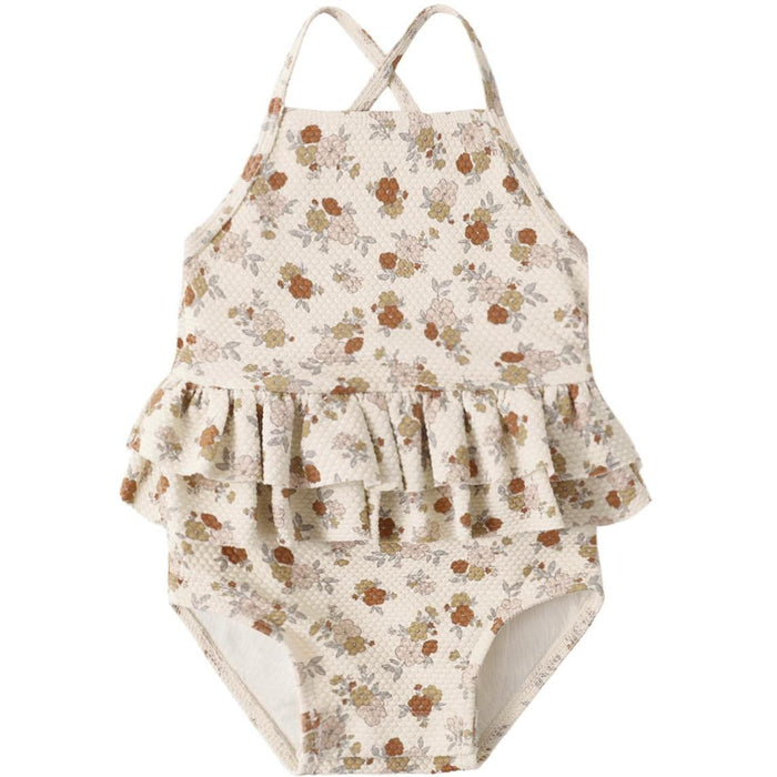 Quincy Mae Ruffled One-piece Swimsuit || Bloom