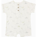 Quincy Mae Short Sleeve One-piece || Dinosaur