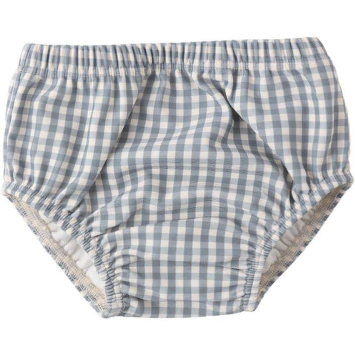 Quincy Mae Swim Diaper || Ocean Gingham