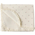 Quincy Mae Waffle Baby Blanket || Mauve Ditsy