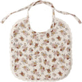 Quincy Mae Woven Tie Bib || Bloom
