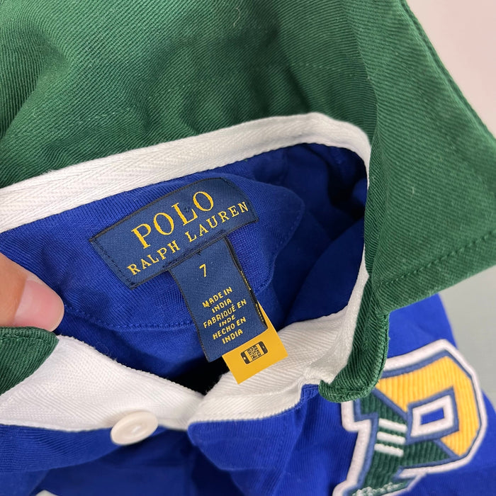Ralph Lauren  Cotton Jersey Letterman Rugby Shirt 7