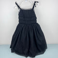 Ralph Lauren Girls Polka Dot Tulle Dress Black 10