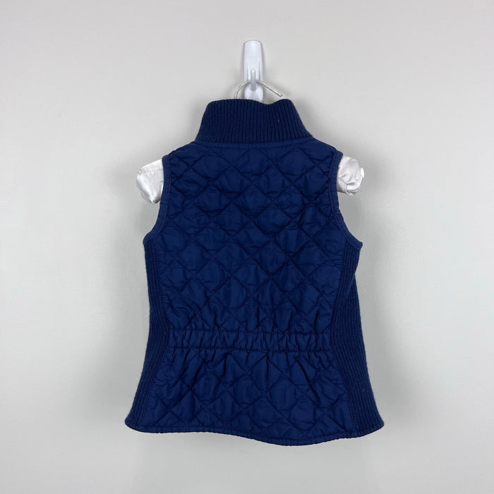 Ralph Lauren Navy Blue Quilted Equestrian Vest 3T