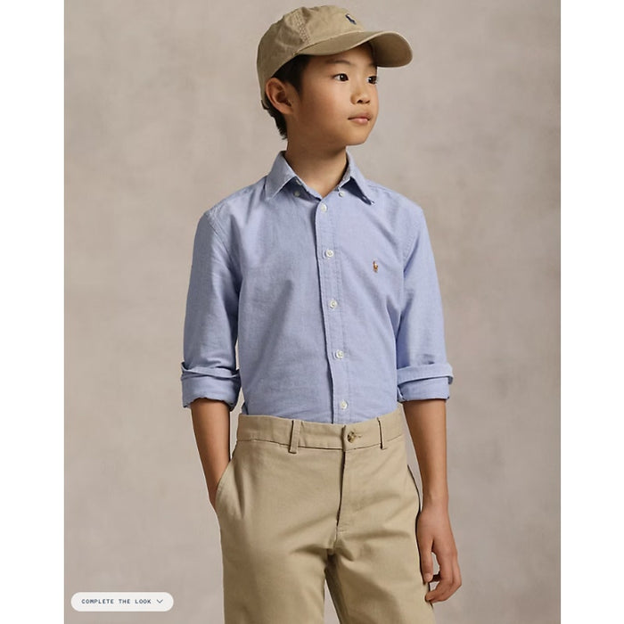Ralph Lauren The Iconic Button Down Oxford Shirt Blue 2T