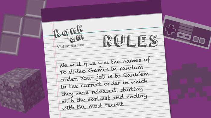 Rank'em: Video Games