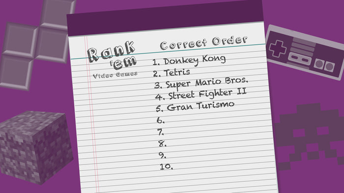 Rank'em: Video Games