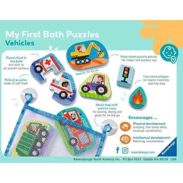 Ravensburger Bath Puzzles: Vehicles