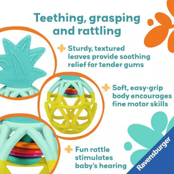 Ravensburger Rattle Teether: Pineapple