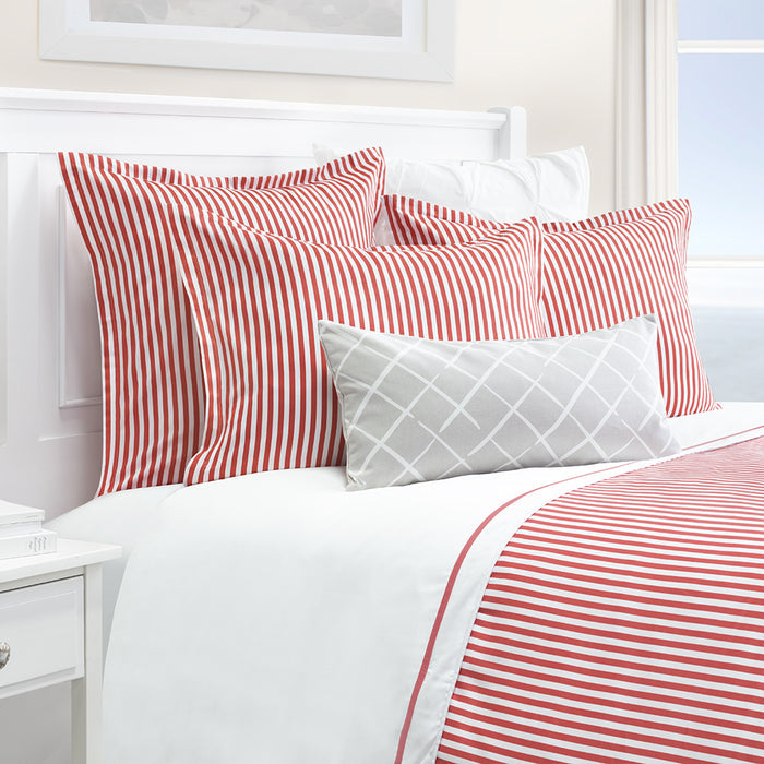Red Larkin Duvet Cover