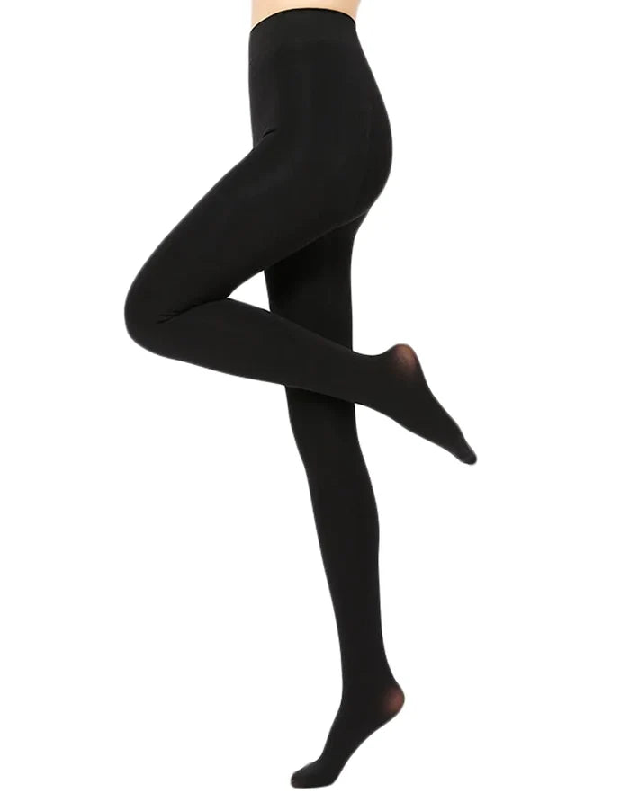 Romastory Womens Winter Warm Pantyhose Tights Elastic Fleece Lined Leggings Pants (Free Black) Mimarta