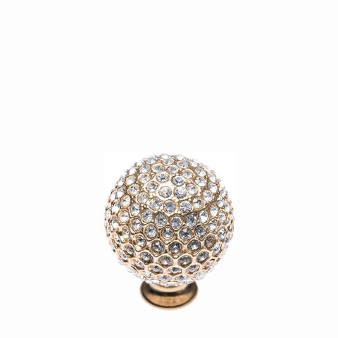 Crystal Ball - Gold/White