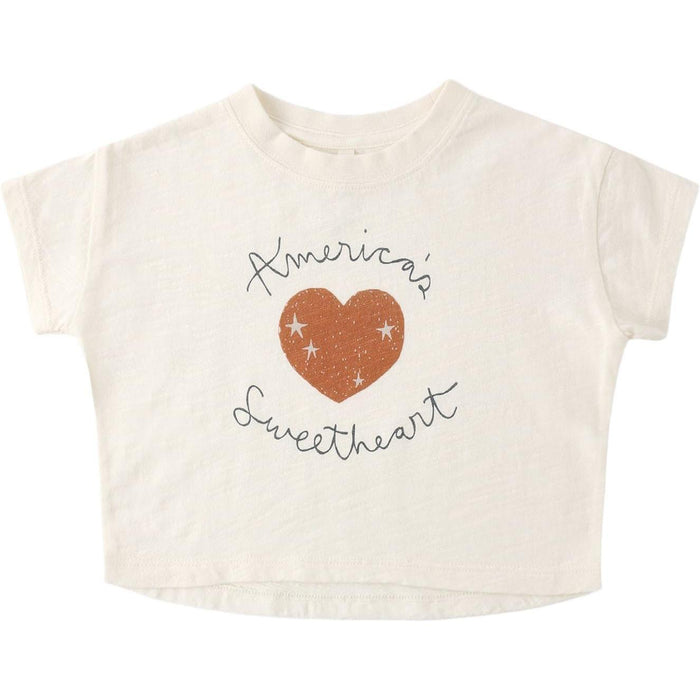 Rylee + Cru Boxy Tee || Americas Sweetheart