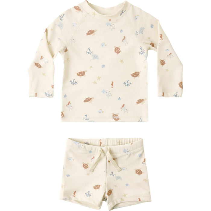 Rylee + Cru Boys Rashguard Set Aquatic