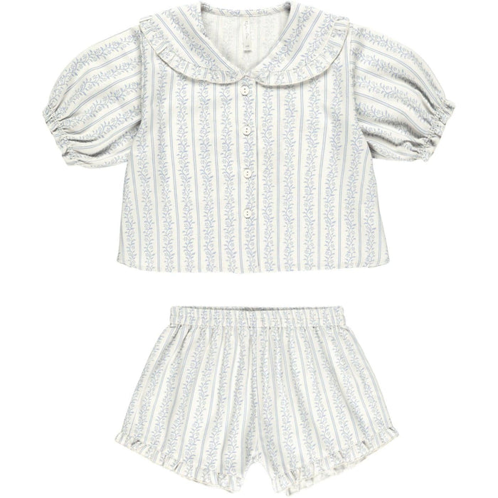 Rylee + Cru Delilah Pajama Set || Blue Vines