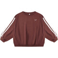Rylee + Cru Oversized Sweatshirt || Burgundy