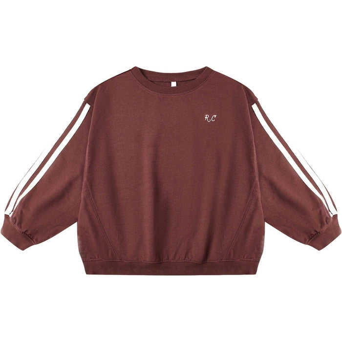 Rylee + Cru Oversized Sweatshirt || Burgundy