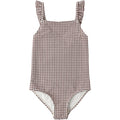 Rylee + Cru Positano One-piece Chocolate Houndstooth