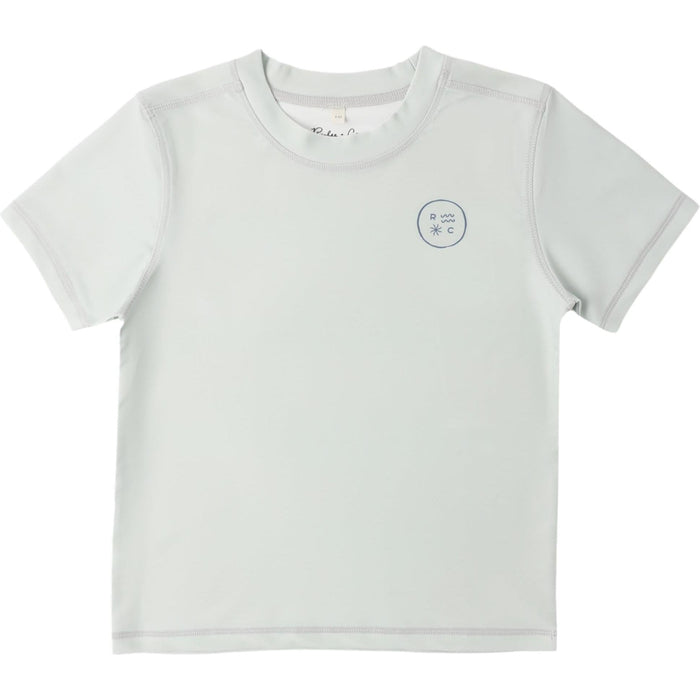 Rylee + Cru Short Sleeve Rashguard Seafoam