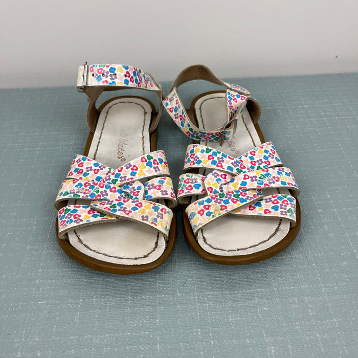 Salt Water Original Girls Floral Leather Sandals 13