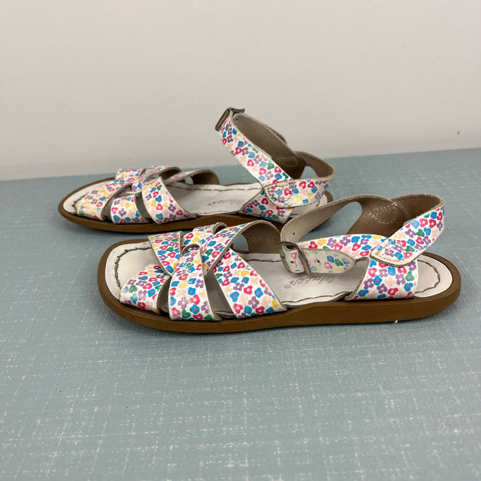 Salt Water Original Girls Floral Leather Sandals 13
