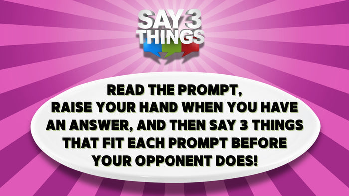Say 3 Things
