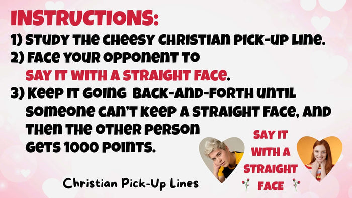 Say It With A Straight Face: Christian Pick-Up Lines