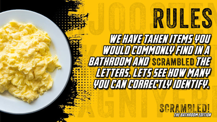 Scrambled: The Bathroom Edition