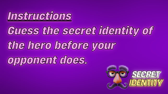 Secret Identity: Villain Edition