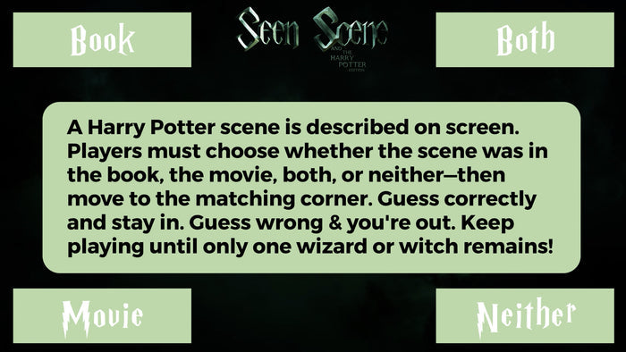 Seen Scene And The Harry Potter Edition