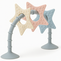 Shnuggle Stick 'n' Play Sensory Star Toy and Teether | For Baths, Highchairs and more