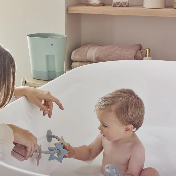 Shnuggle Stick 'n' Play Sensory Star Toy and Teether | For Baths, Highchairs and more