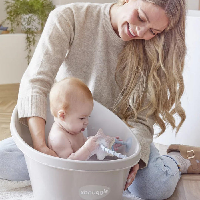 Shnuggle Stick 'n' Play Sensory Star Toy and Teether | For Baths, Highchairs and more
