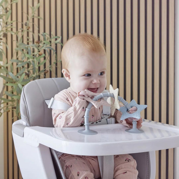 Shnuggle Stick 'n' Play Sensory Star Toy and Teether | For Baths, Highchairs and more
