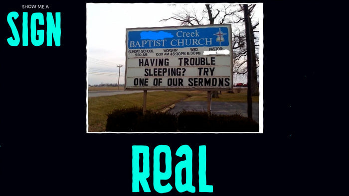 Show Me A Sign