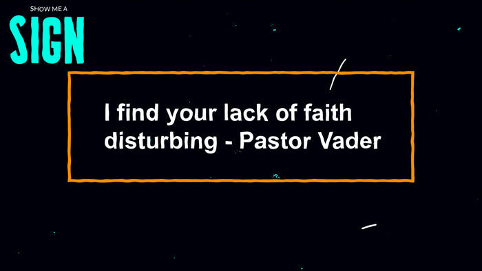 Show Me A Sign