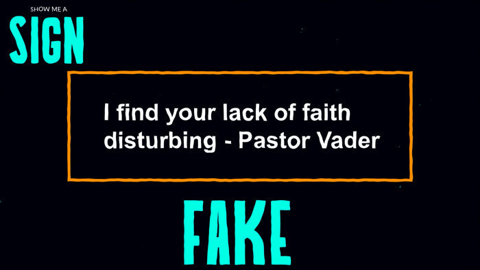 Show Me A Sign