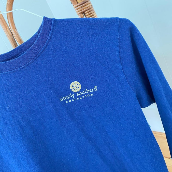 Simply Southern Pineapple Tee Girls Medium