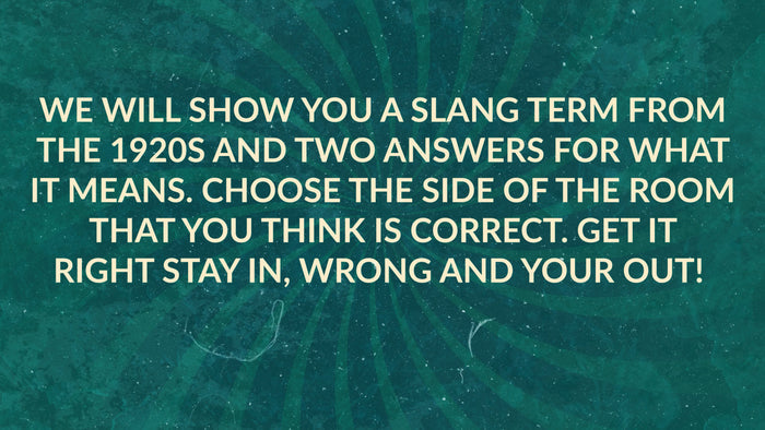 Slanguage: Roaring 20s Edition