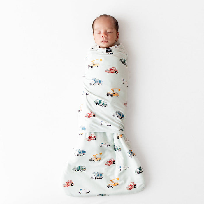 Sleep Bag Swaddler - City Vehicles