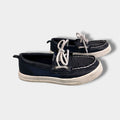 Sperry Authentic Original 2-Eye Boat Shoe Navy Blue Leather 13