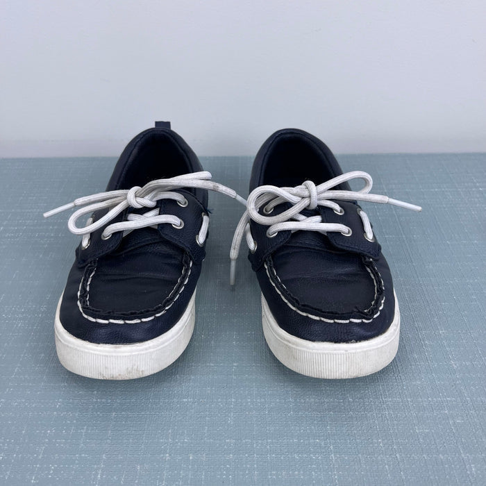 Sperry Authentic Original 2-Eye Boat Shoe Navy Blue Leather 13