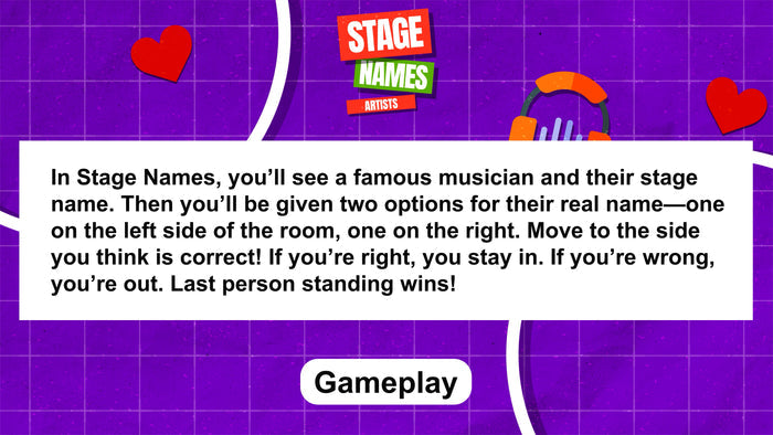 Stage Names